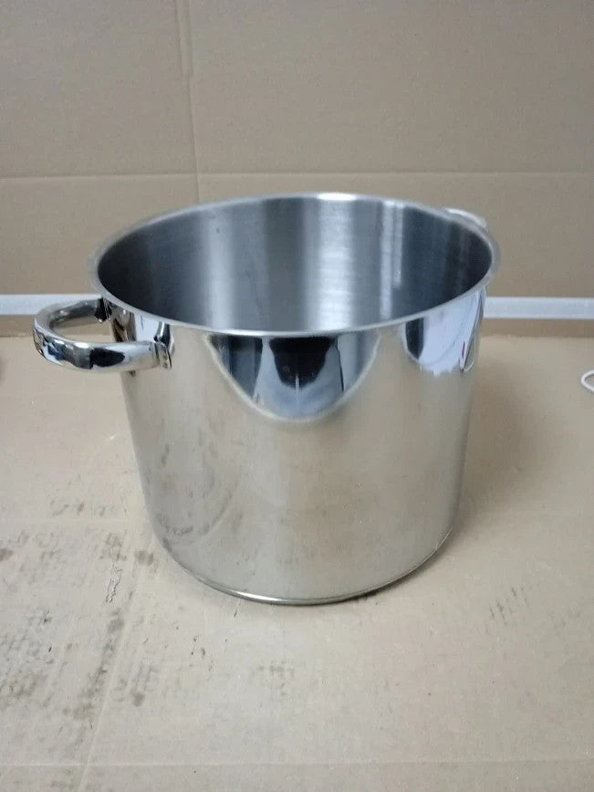 MasterClass Stock Pot Lid 11L Induction Safe Stainless Steel Silver