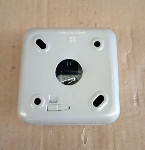 Metal Clad 13A 1-Gang Double Pole Switched Wall Socket Heavy Duty Modern Design