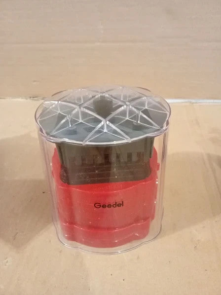 Geedel Chip Cutter Potato Chipper 3 Stainless Steel Blades ‎17.2x14.3x14cm New