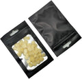 WACCOMT 100 Pieces 6x10cm 2.4x3.9in Small Frosted Euro Hang Hole Zipper Lock New