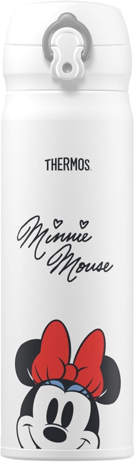 Thermos Disney Minnie Mouse Signature Drink Flask 470ml Reusable 24h Cold New