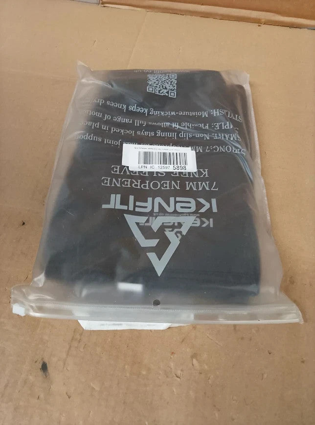 Kenfit Knee Support 7mm Neoprene Sleeve Young Adults Weightlifting Medium