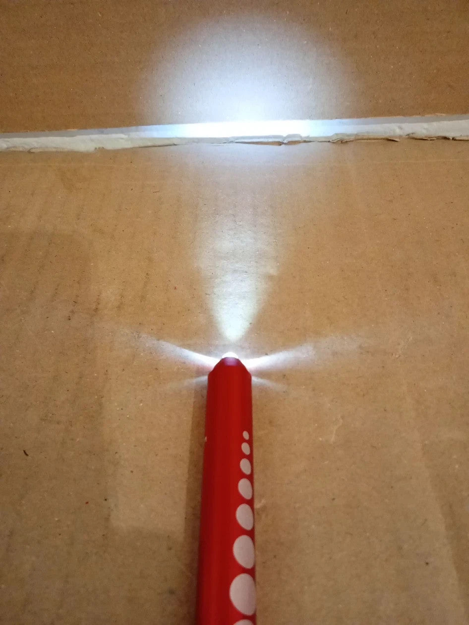 LED Medical Diagnostic Pen Light Nurse Doctor Medical Gift PL05 Red 20x20x150mm