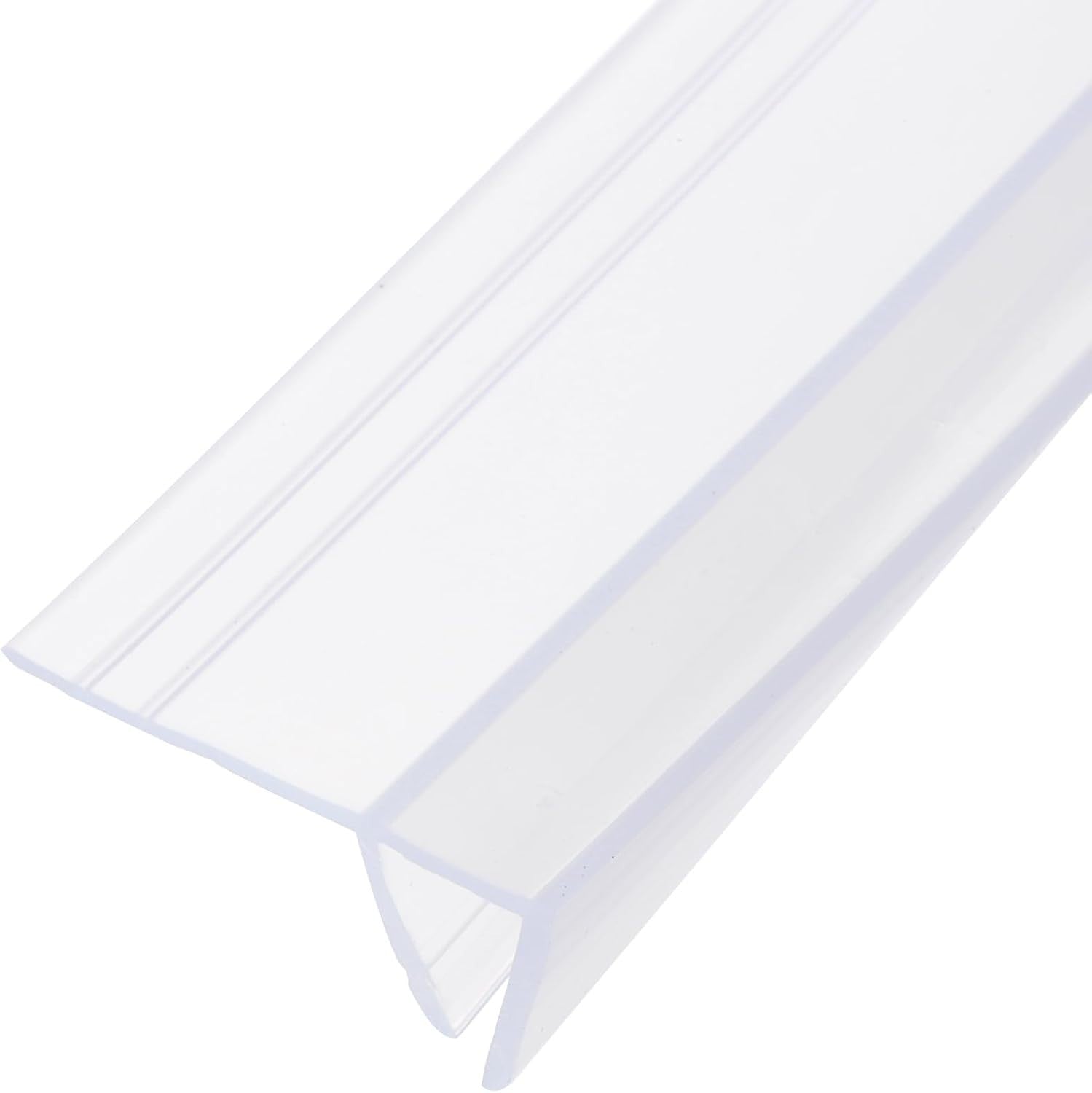 Sourcing Map F Type Shower Door Side for 3/8in Glass 86.5in Long Silicone New