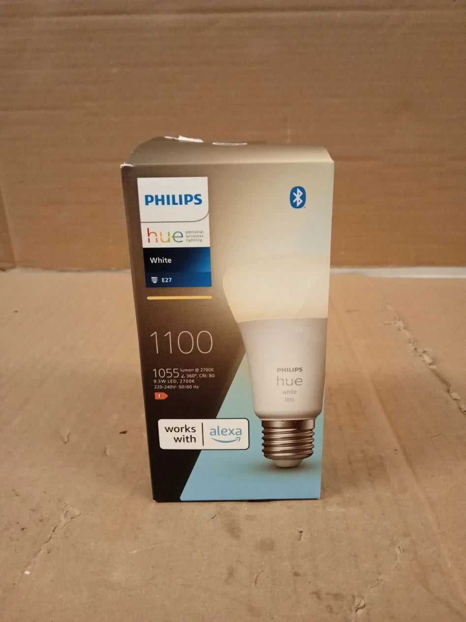 Philips Hue E27 Lamp 1 Pack 1x1055 Lm 11W Warm White Light Dimmable New