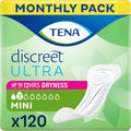 Tena Discreet Ultra Pads Mini Women 6x20p Light Bladder Thinnest x120