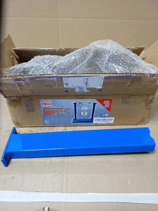 BGS 8459 Motorcycle Wheel Balancer Economic Alternative Blue New