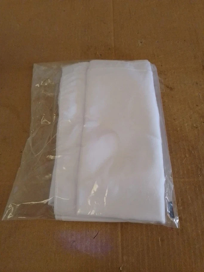 6Pcs Cloth Napkins White 19.49x18.31inch Washable Dinner For Party Wedding Event