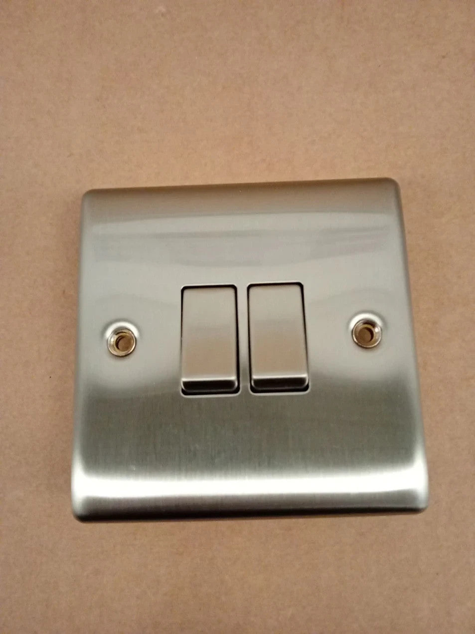 BG Electrical Double Wall Light Switch 2 Way Raised Slim 20A 16AX NBS4 New
