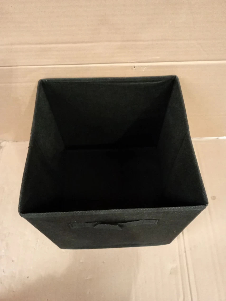 Amazon Basics Collapsible Fabric Storage 26.6x26.6x27.9cm 6 Pieces Black New