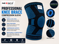 NEENCA Professional Knee Brace Compression Sleeve Patella Gel Pads Side Durable