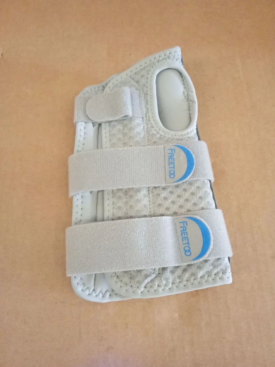 FREETOO Reversible Carpal Tunnel Wrist Supports Right Left Hand Gray Medium New