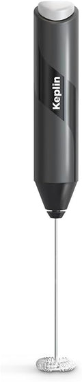 Keplin Handheld Milk Frother Stainless Steel Electric Whisk Portable 22.4cm New