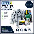 Rapid RPD538B5000 No.53 High Performance Staples 8mm Leg Silver Durable Design