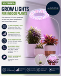 Yuymika Grow Lights Indoor Plants 72 LEDs Full Spectrum Led Plant 10 Dimmable