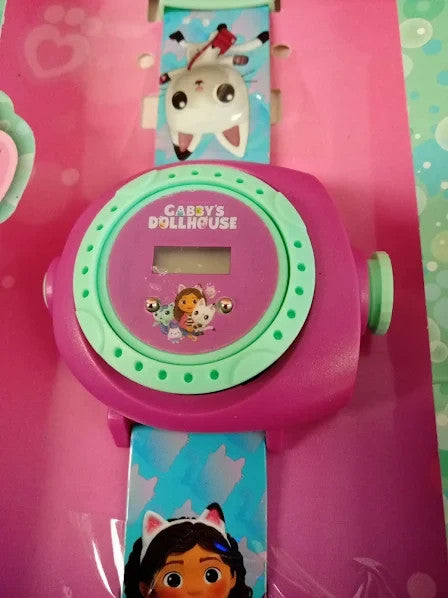 Lexibook Gabbys Dollhouse Adjustable Projection Watch Digital Screen