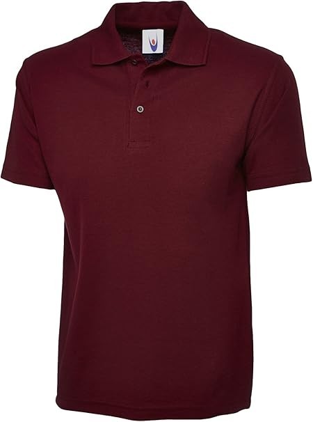 Classic Polo Shirt Short Sleeve Large Smart Casual Cotton Top Machine Wash New