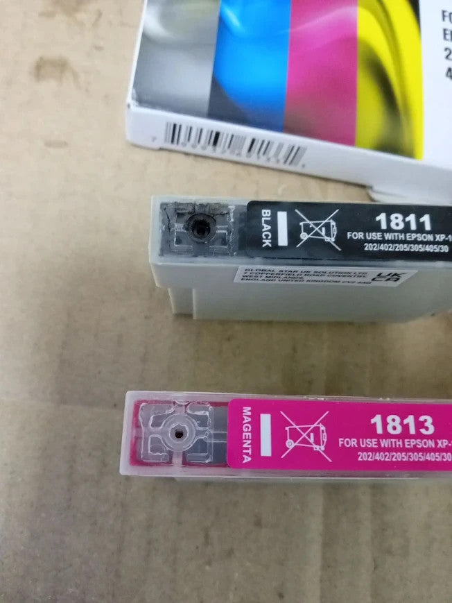 ECSC Compatible Ink Cartridge Replacement Epson Black Cyan Yellow Magenta 4pc