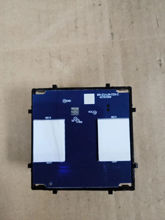 BSEED Smart Light Switch 2 Gang 1 Way Touch Glass Panel Alexa Google White New