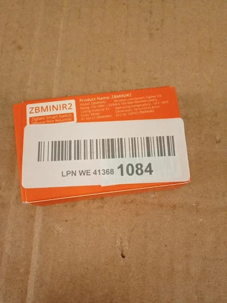 Zigbee Mini Smart Sonoff ZBMINIR2 Light Switch 10A 220V 43x43x20mil New