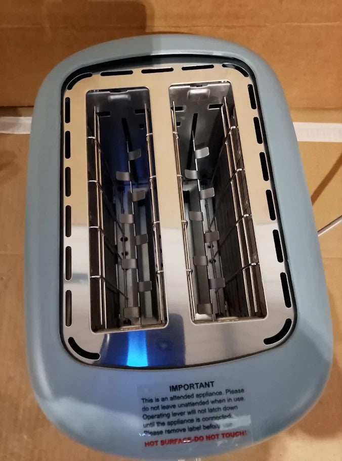 Kenwood Ripple Toaster TCP06.000GY 2 Slot Toaster 7 Browning Settings Reheat New