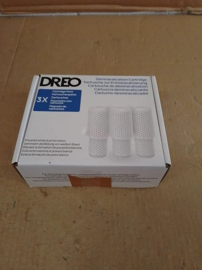 Dreo Demineralization Cartridge 3 Pack Humidifiers Prervent Mineral Build New