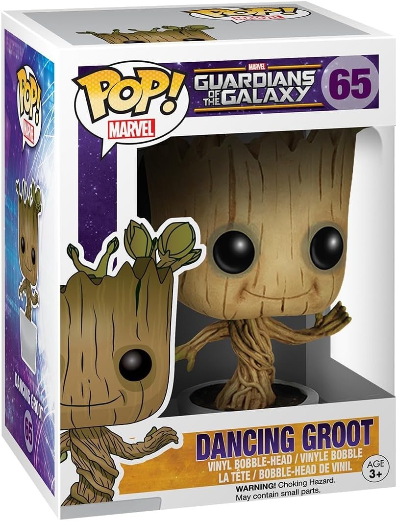 Funko Pop Marvel Guardians Of The Galaxy Dancing Groot Collectable Vinyl 3+ New
