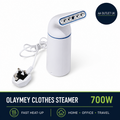 Olaymey Clothes Steamer 700w Handheld Portable Steam Iron Fast Heat Up White