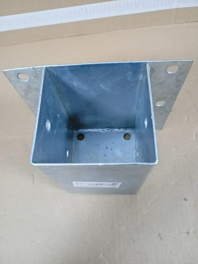 Connex HV4334 91x91x150mm Post Support Blocks Metal Silver