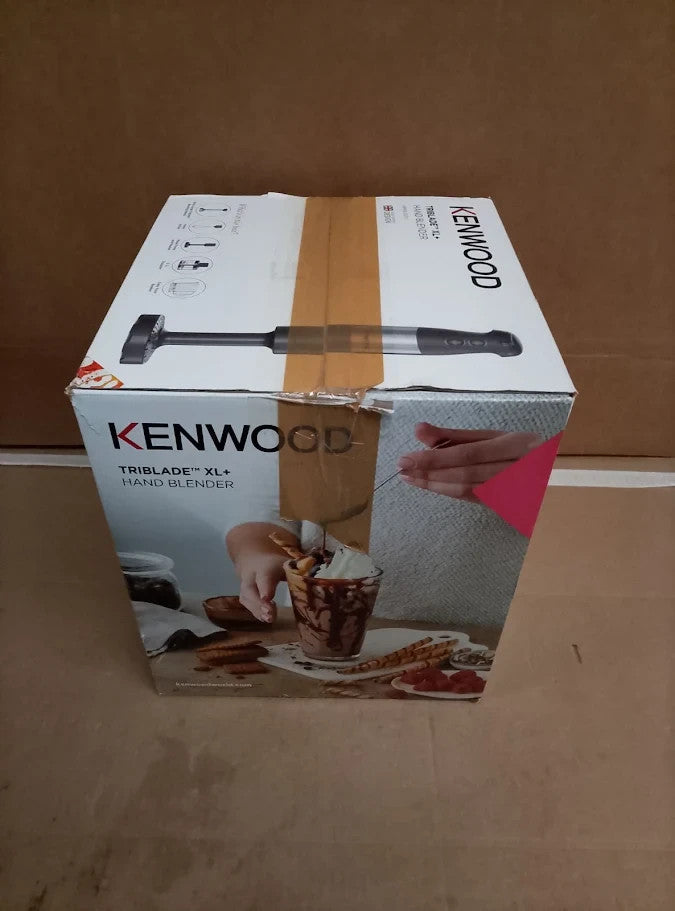 Kenwood Triblade XL Hand Blender Mixer Anti Splash 500ml HBM60307GY 1000W New