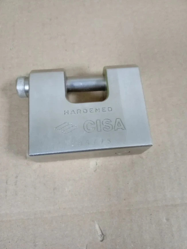 Cisa 2855075 Lock Steel Anti Burglary Corrosion Resistance 7.5x2.8x3.2cm