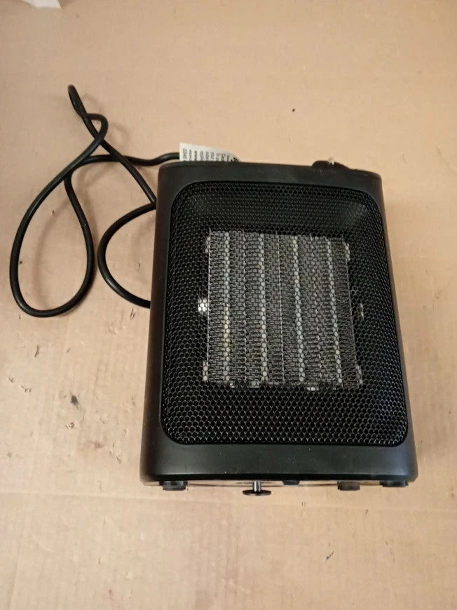 Bush 2000W Ceramic Fan Heater Lightweight PTC919K 3 Heat Settings Black