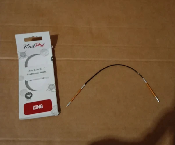 KnitPro Zing Fixed Circular Needles 9 Inch 22.5cm 2.25mm Knitting Design New