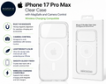 Apple iPhone 17 Pro Max Clear Case MagSafe Camera Control Lightweight
