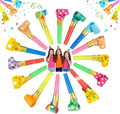 30pcs Party Blowers Whistles Colourful Noisemakers Birthday Kids ‎8.5x3x1cm New