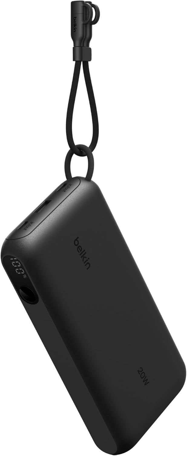 Belkin Portable Charger USB-C Power Bank 20,000mAh 2x Type C 1x USB-A New