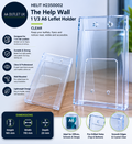 Helit H2350002 The Help Wall 1 1/3 A6 Leaflet Holder Clear Kunststoff