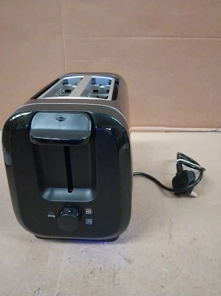 Tefal Subito 2 Slot Toaster Plastic Stainless Steel Black 28.6x15.8x19.3cm