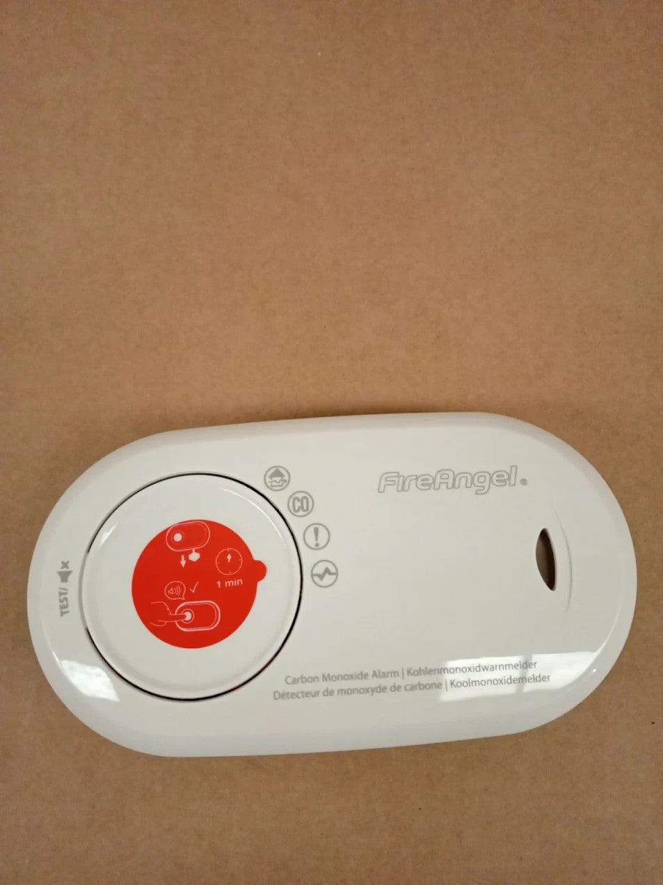 FireAngel FA3820 Carbon Monoxide Detector Portable Modern Durable Design White