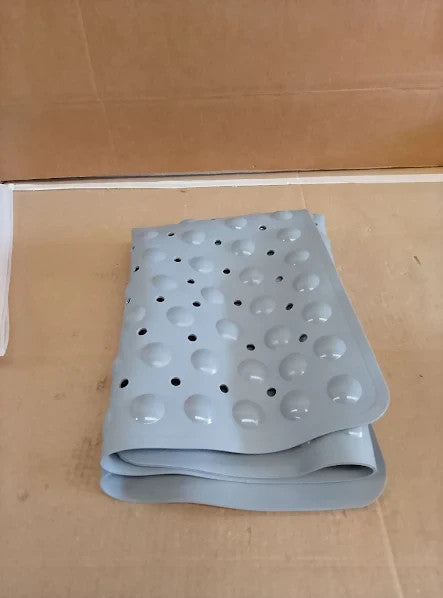Xiyunte Large Corner Shower Mat Non Slip Anti Mould 70x70cm Anti Mould Grey New