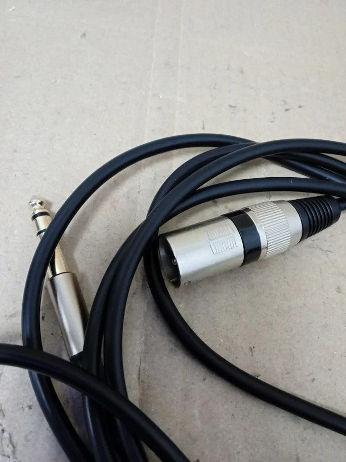 Moswag 6.35mm TRS XLR Male Balanced Audio Cable 4N OFC Compatible Microphone New