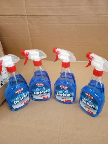 Carplan TDI501 Blue Star Winter Trigger Spray Quality De Icer 500ml 4pc New