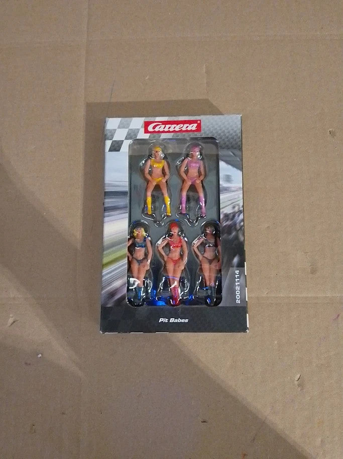 Carrera Evolution 20021114 Pit Babes Figure Racing System Multi Color New