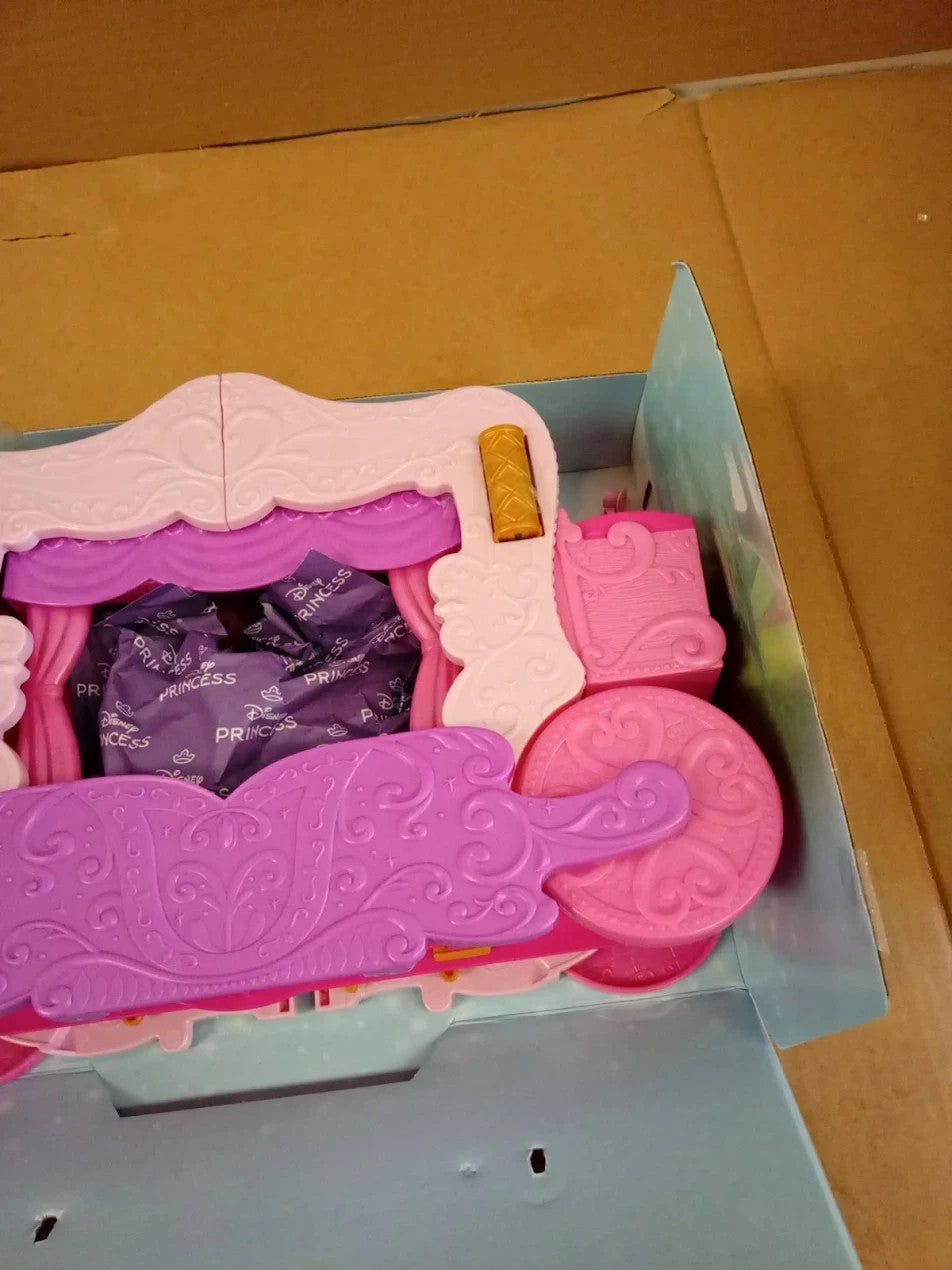 Mattel Disney Princess Carriage to Castle Transforming Playset 2in1 HWX17