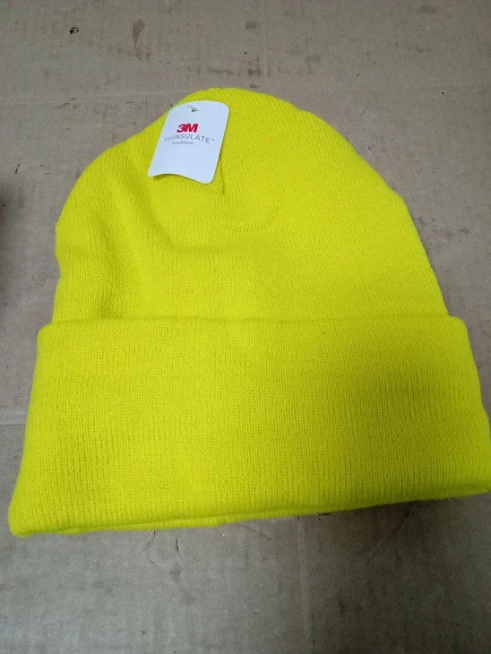 Blackrock Yellow Beanie Hat Wear Hi Vis Men Women Running New