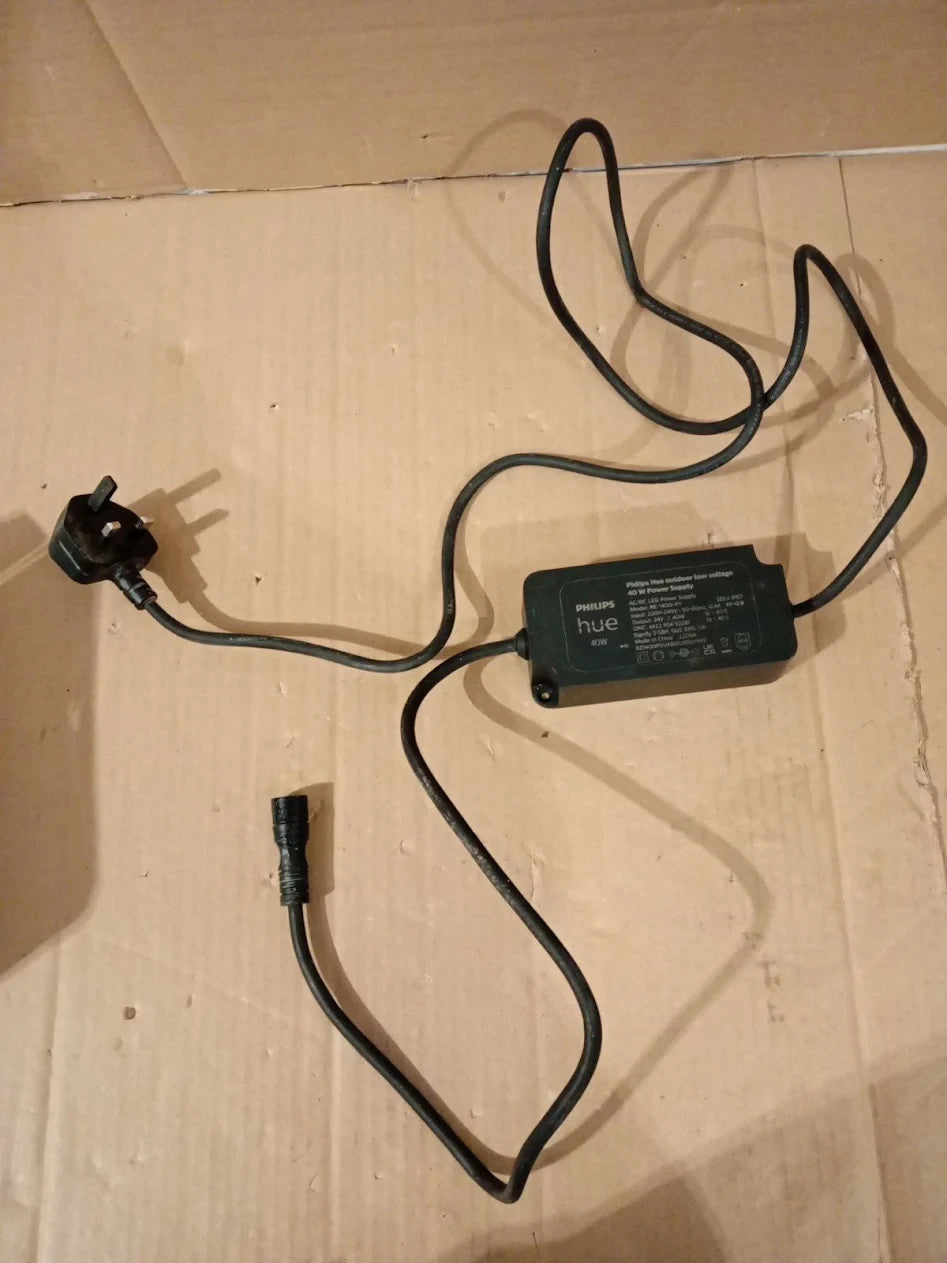 Philips Hue Low Voltage Outdoor 40W PSU Power Supply Unit Black Energy Class A
