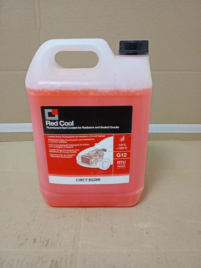 Errecom Red Cool Antifreeze -10c/+103c Fluorescent Formulation Organic Based New