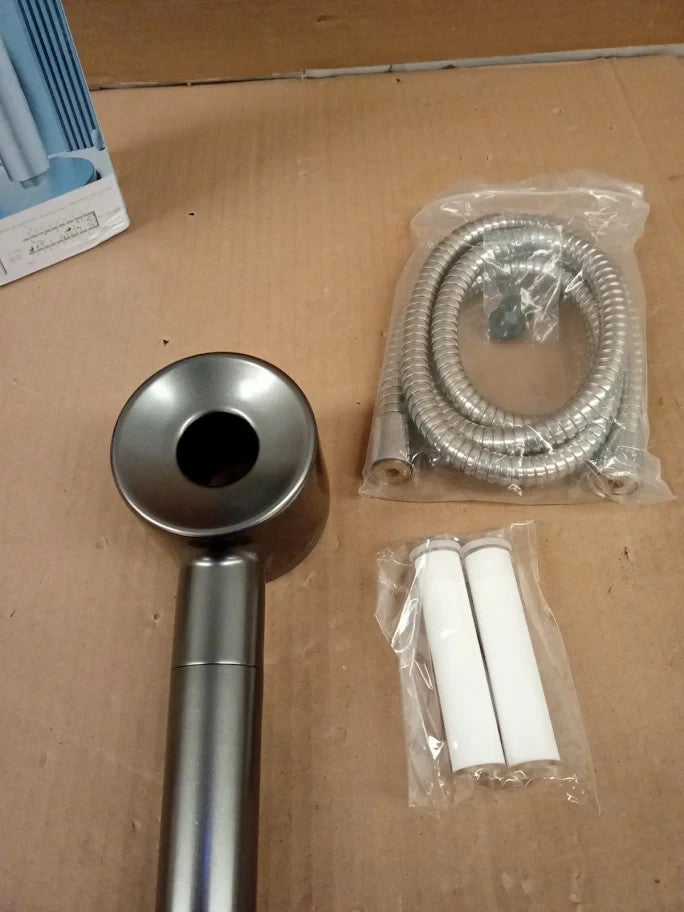 Blendura Hard Water Filter Shower Head With 3 Filters 1.5m Hose High Pressure