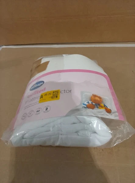 Silentnight Quilted Single Polyester Mattress Protector Extra Deep Fit New