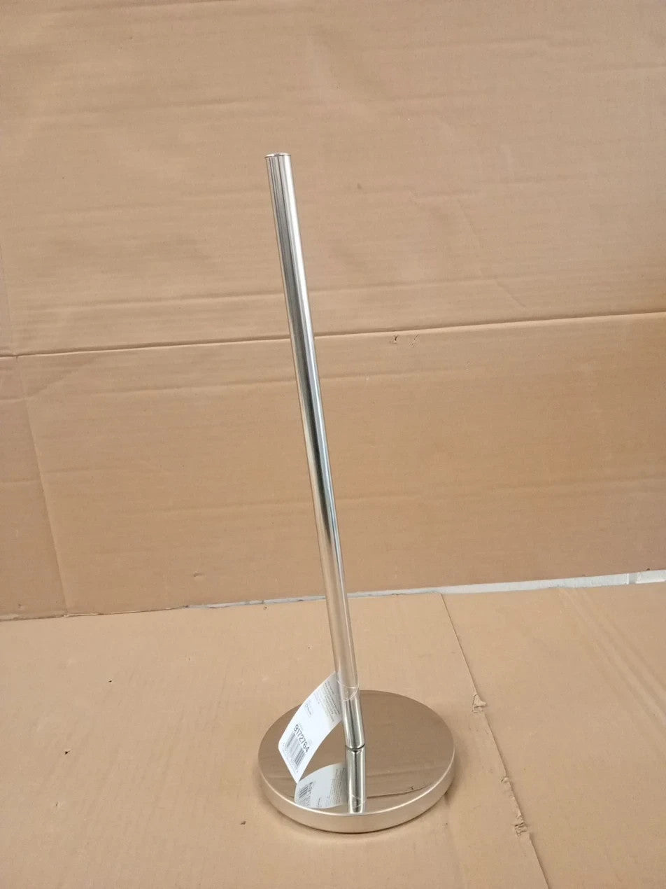 Habitat Stainless Steel Toilet Roll Holder 44x15x15cm Silver Holds Up 4 Rolls
